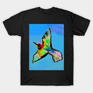 Colorful Flying Bird T-Shirt